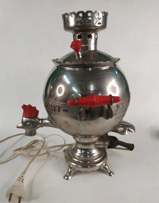 Тульский антикварный самовар-шар 3л.