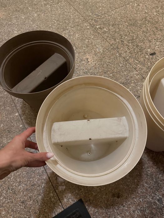 Балконски кашпи за цветя 6 бр Ф28