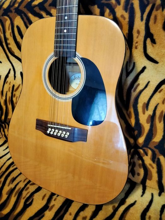 Електро акустична китара Johnson -12 струнна