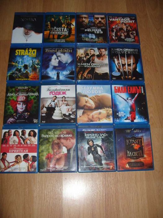 Анимации и филми на Blu-Ray