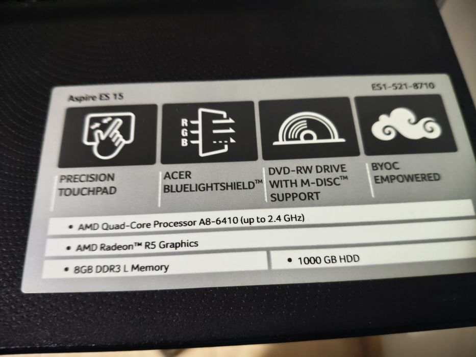Laptop Acer AMD A8