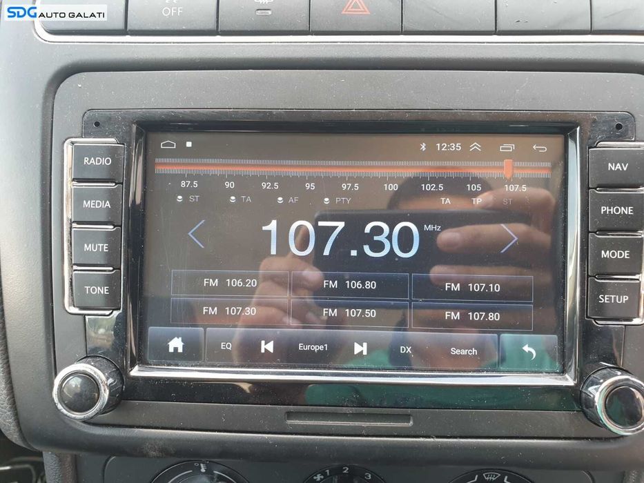 Navigatie After Market Android 10 Dedicata cu Ecran Tactil Touchscreen A7 4 Core 1.3 Ghzx4 DDR 2GB Volkswagen Golf 5 2004 - 2008 sdgnbvpb62
