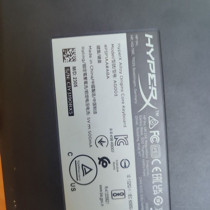 Продам клавиатуру и мышку hyper x