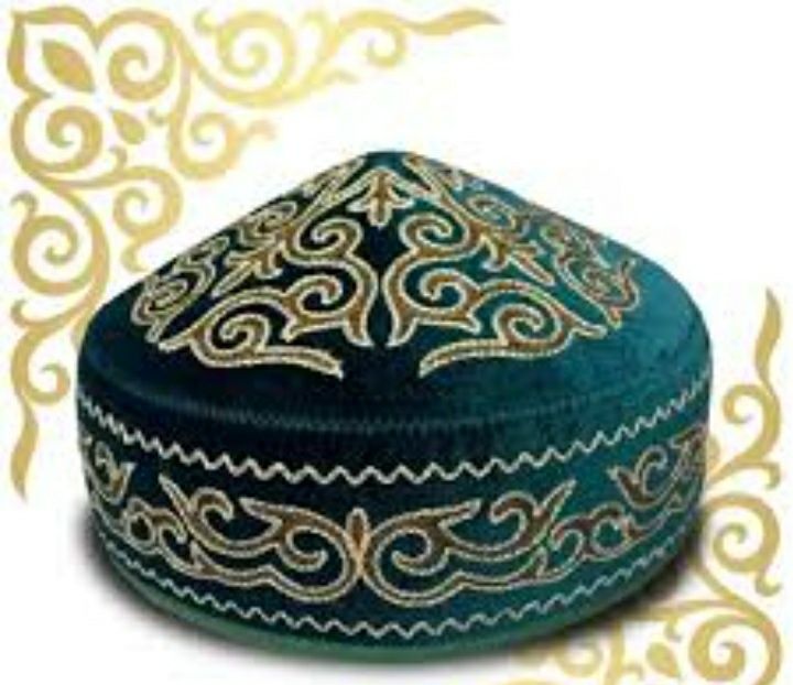 Круглая мужская тюбетейка