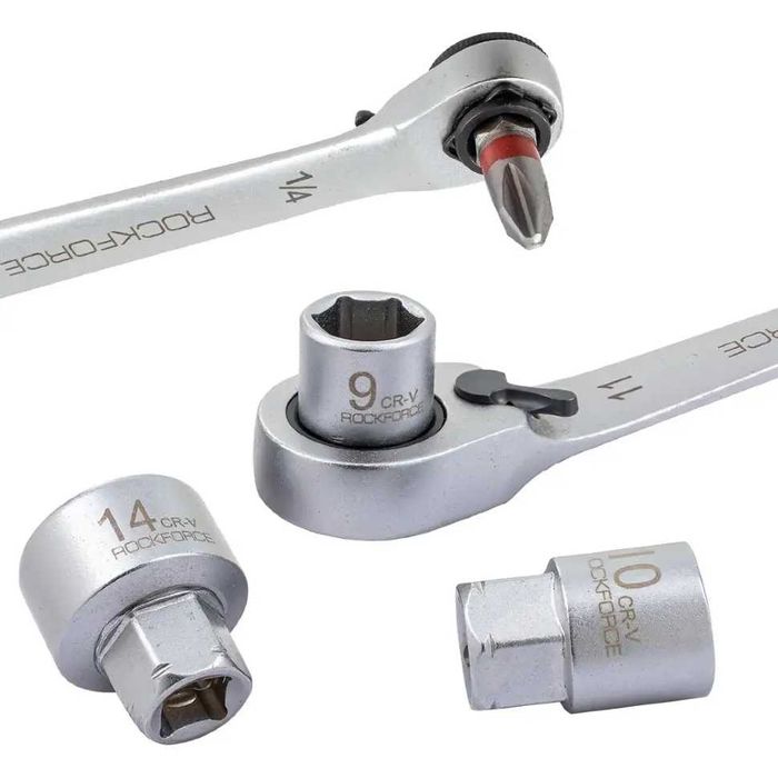 Мини гедоре 31 части 1/4“ ROCKFORCE