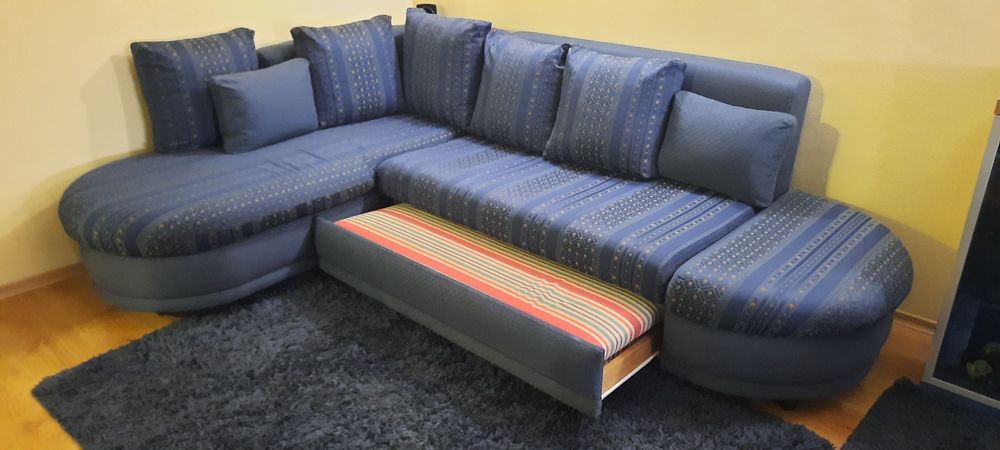 Диван хол ъглов разтегателен