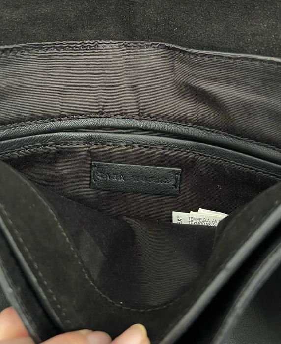 Дамска чанта Zara естествена кожа