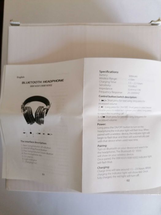 casti bluetooth headphone noi