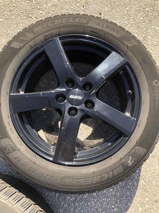 227 - 4бр. Алуминиеви джанти 17'' 5x115 с гуми 225/55R17 Opel