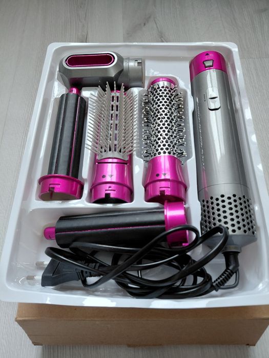 Мултистайлер за коса 5 в 1( сешоар + приставки)