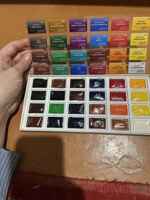 Краски Сонет новые 24цвета