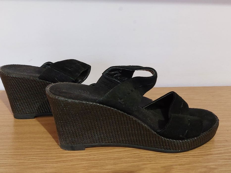 Дамски чехли на  платформа