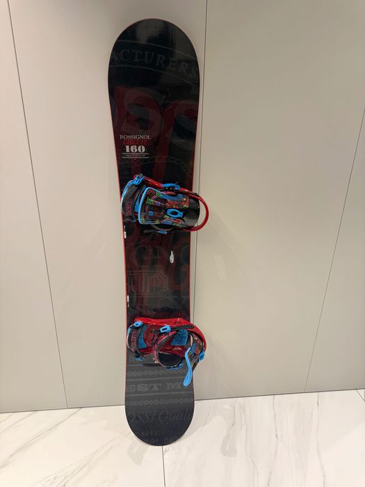 Пълен сноуборд комплект Rossignol + DC + Quiksilver – ТОП състояние