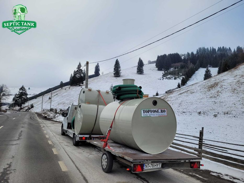 Fosa Septica Eco 3000L pt 6-8 Pers Cu TOATE ACTELE & Garantie 20 ANI