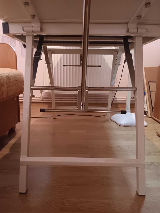 Vand Pat-Fotoliu Profesional 2 in 1 Reglabil, pentru Cosmetica, Masaj,Tatuaj cu lampa cu lupa.