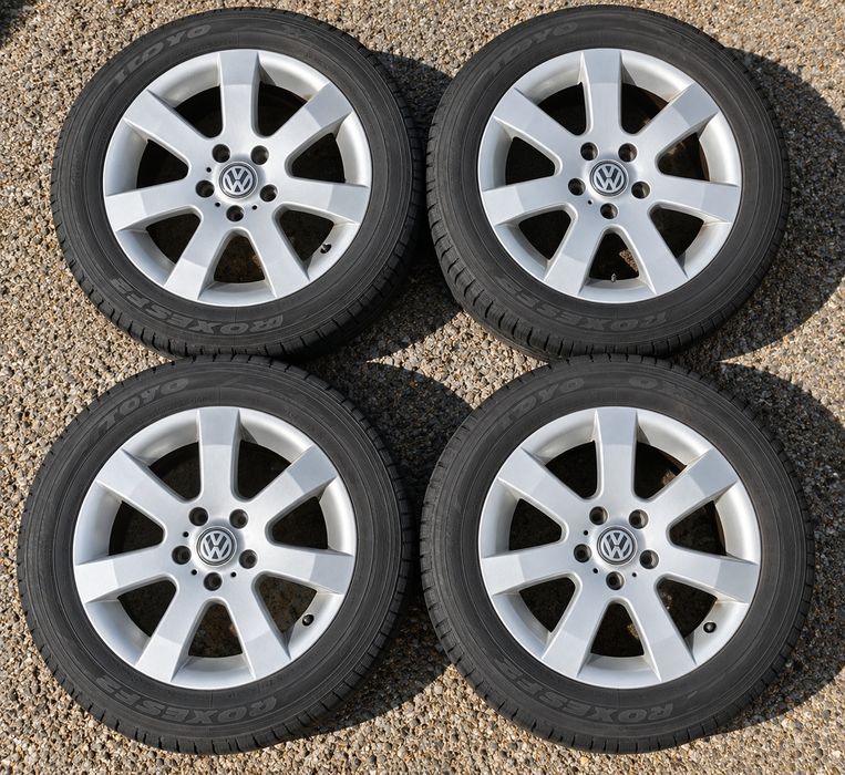 Алуминиеви джанти 16" за VW 4 броя с летни гуми