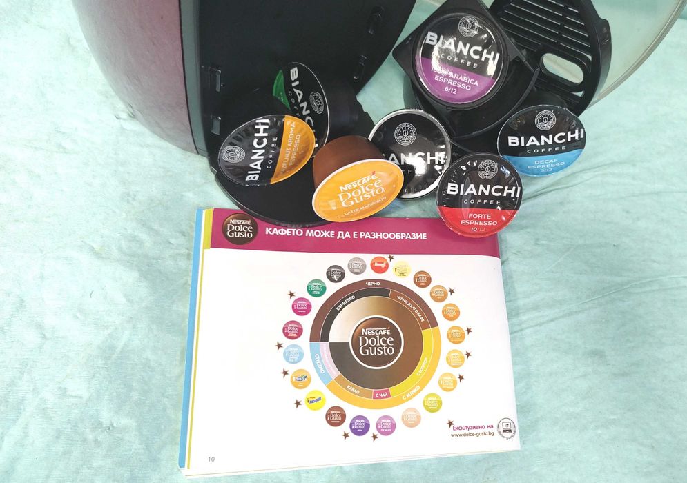 Кафемашина с гаранция 1 година Automat NESCAFÉ® Dolce Gusto Krups Genio.Purple за капсули Долче густо лилава