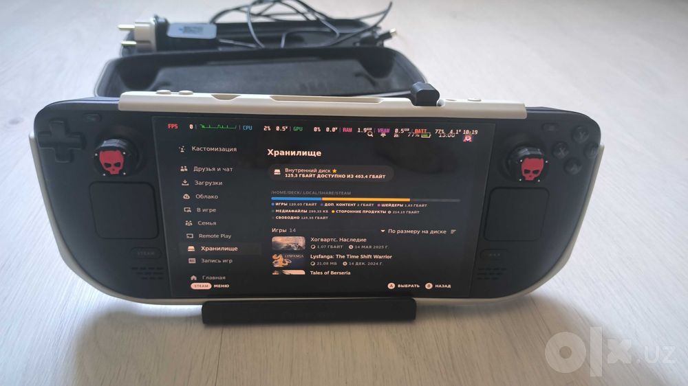 Продаю свой Steam Deck OLED 512 GB + кейс + док-станция