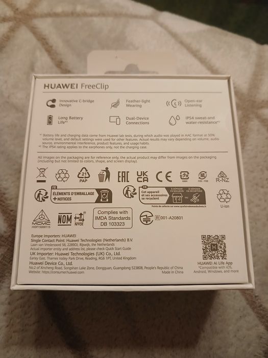 Huawei freeclip шлушалки