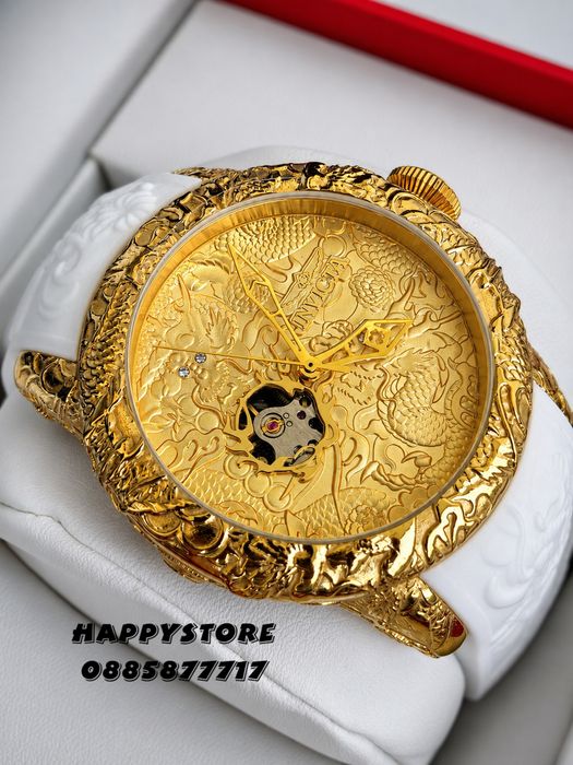 INVICTA Katana automatic white/gold  50 mm, Инвикта нов мъжки часовник