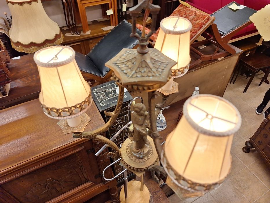 Винтидж полилей месинг