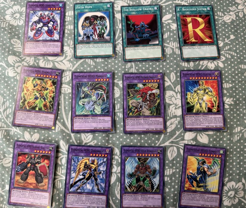 Yu-gi-Oh Elemental Hero / Neo-Spacian карти