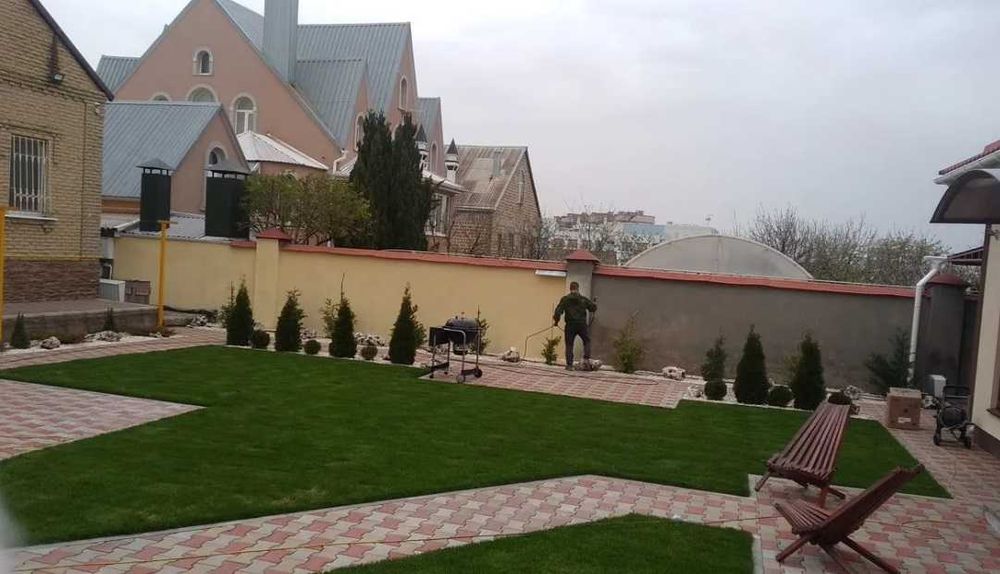 Покраска крыш, стен, металлоконструкций