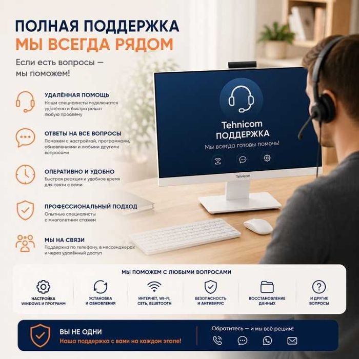 Моноблок i5 / 16 ГБ / SSD 512 ГБ / 21,5″ — оптом и в розницу
