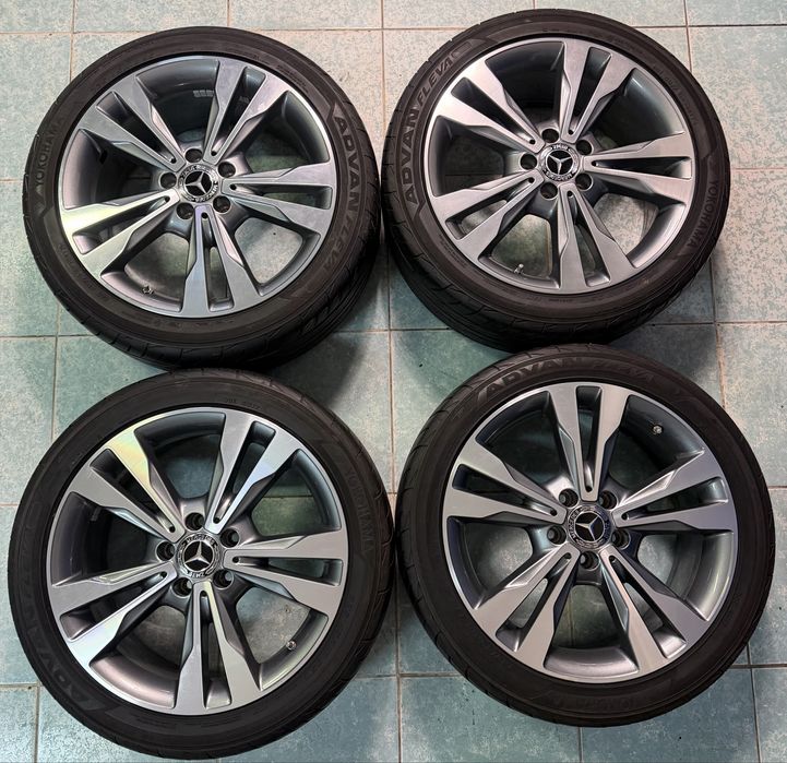 Jante aliaj R18 originale Mercedes C-Classe W205 A W177 CLA B W247 225/45/18 vara