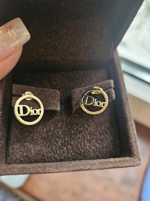 Cercei de aur Dior