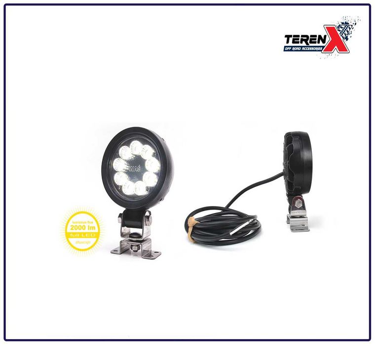 Proiector LED 36 LED-uri, 2000lm, lumină difuză, 12–24V WAS 1216