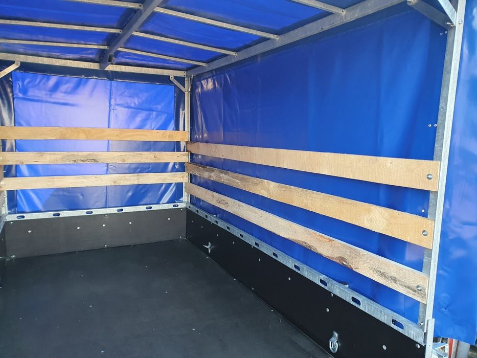 Remorcă Rotaru Trailers M3 tandem cu prelată 750kg