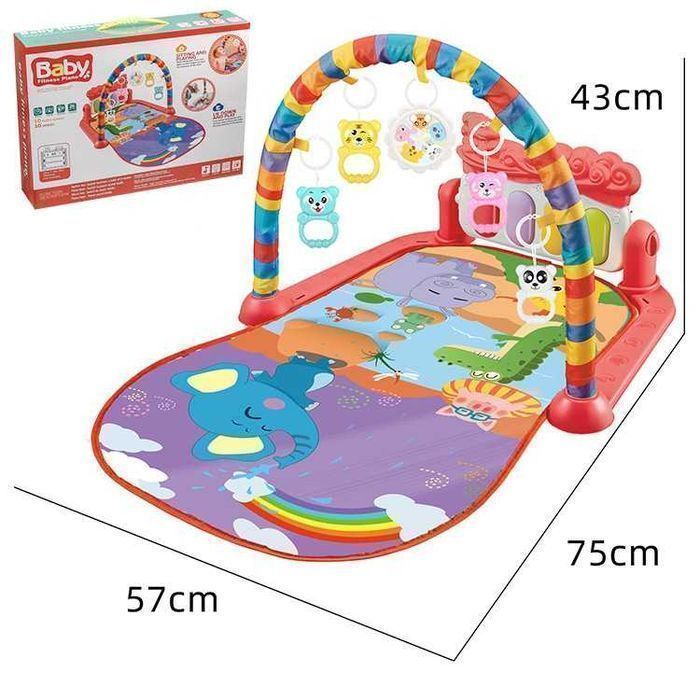 Salteluta activitati bebelusi, NOUA,5 jucarii interactive,Pian muzical