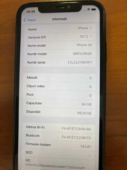 Iphone XR 64GB stare foarte buna