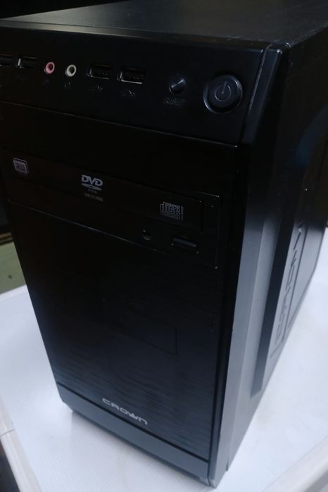 Корпус для ПК CROWN ATX + DVD привод