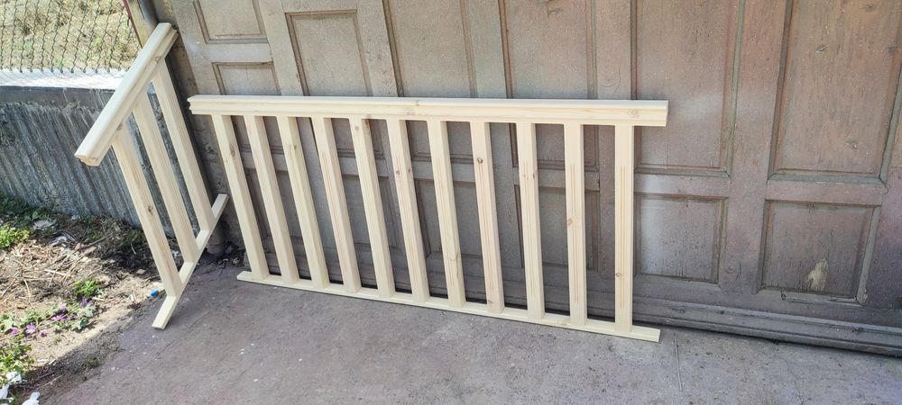 Дървен парапет по размер