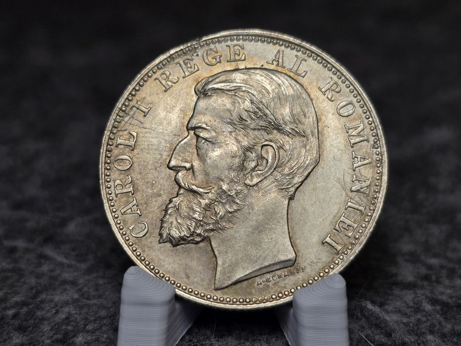 Moneda 2 lei 1894 UNC zgariata