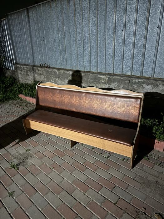 лавка со спинкой