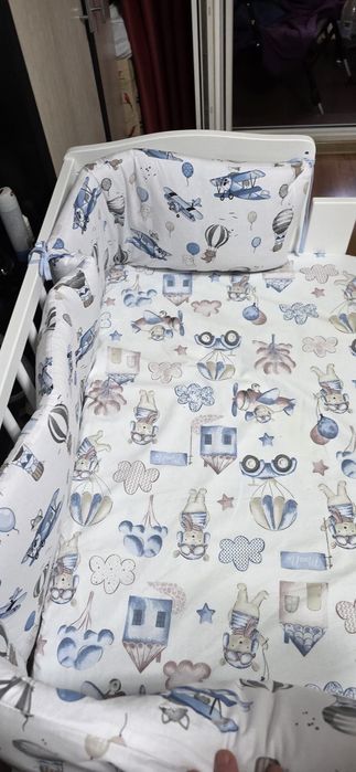 Patut Waldin cosleeper 90x55, cu saltea inclusa (gratuit o lenjerie si protectie laterala)