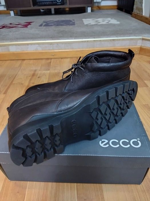 Ботинки Ecco (Дания),GoreTex,кожа,оригинал,новые,р-р 43