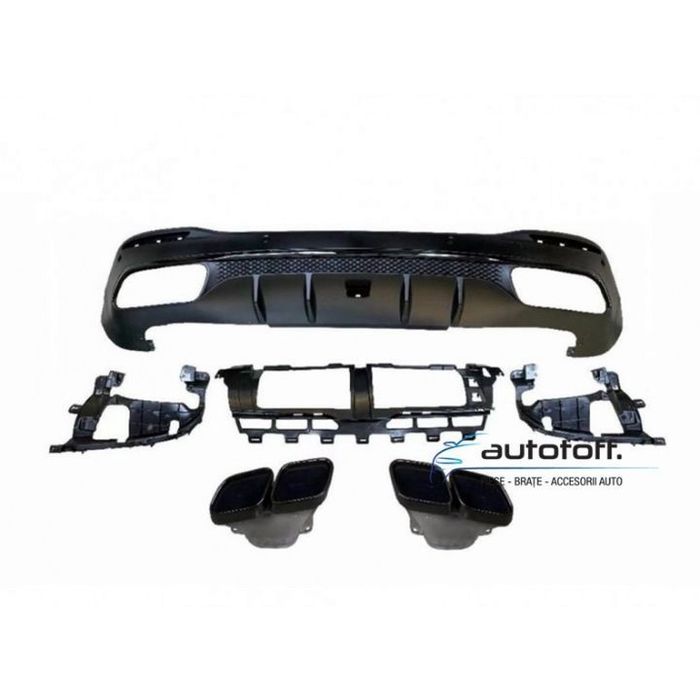 Difuzor GLE W167 (2019+) Full Black Look 63 AMG
