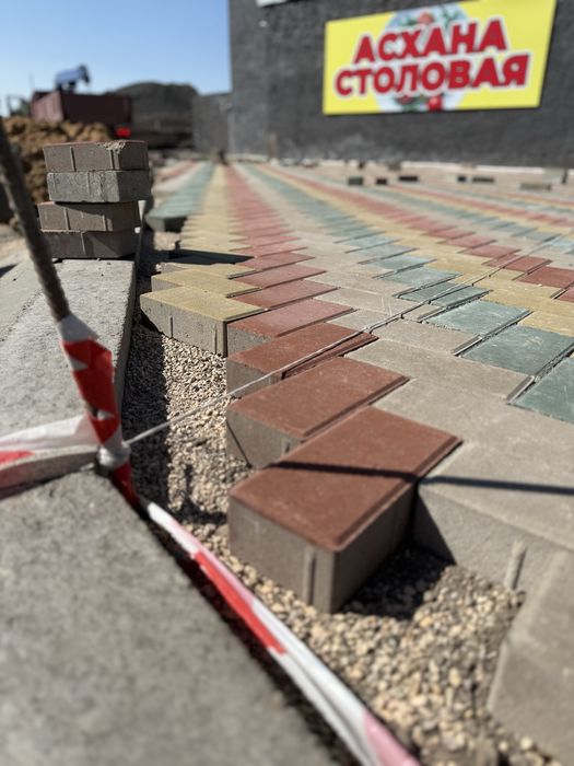 Укладка брусчатки