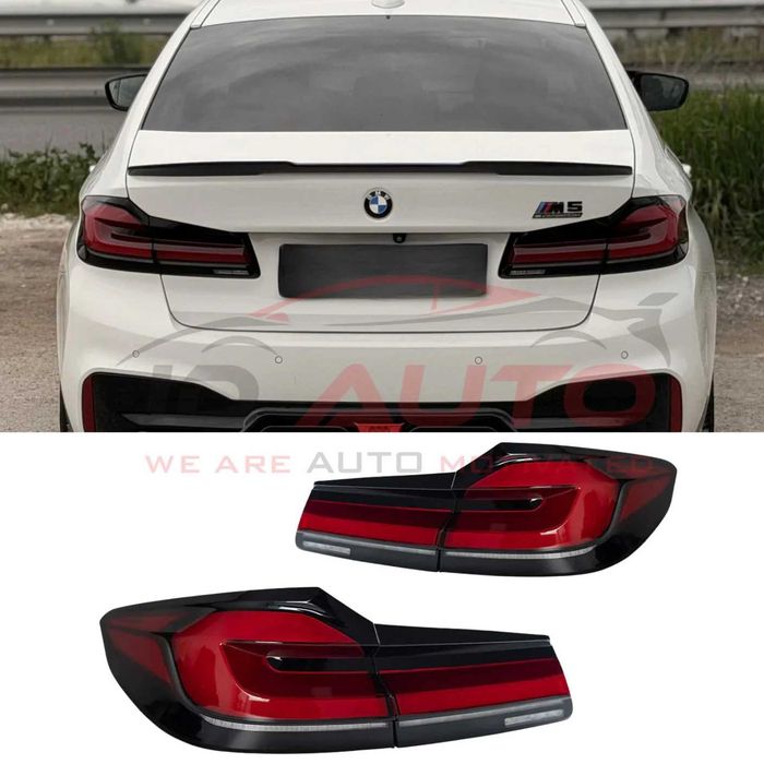 Комплект Конверсия BMW G30 Пре-фейс към Фейс (2017-2020 -> 2021+) – M Sport Брони, LED Фарове и LED Стопове