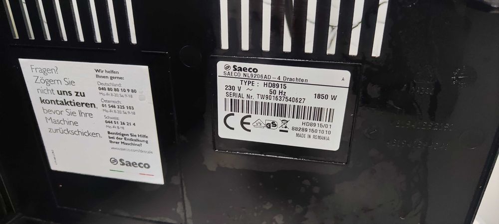 Espressor Automat Saeco Incanto HD8915 Aparat cu Cafea Boabe Philips