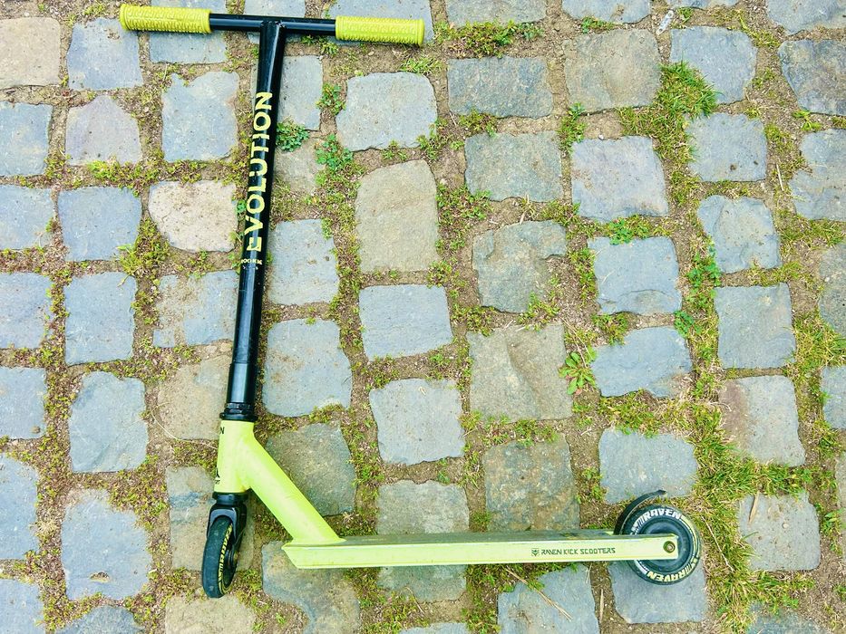 Trotineta Raven Evolution Rookie Series Galben 100 mm Freestyle