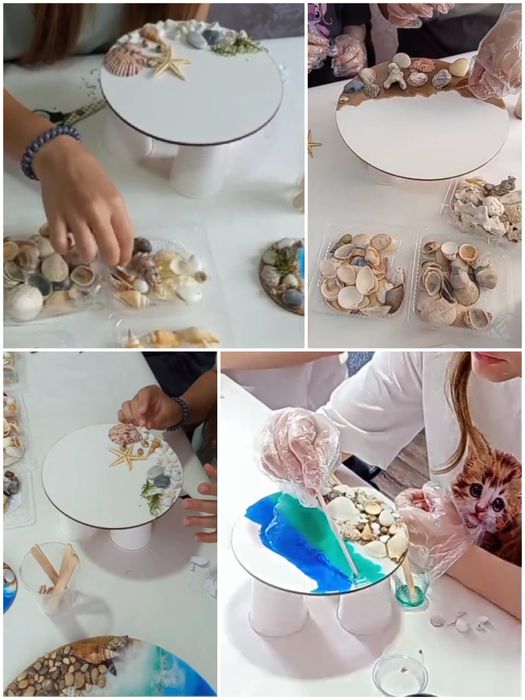 Мастер-класс Картина из эпоксидной смолы