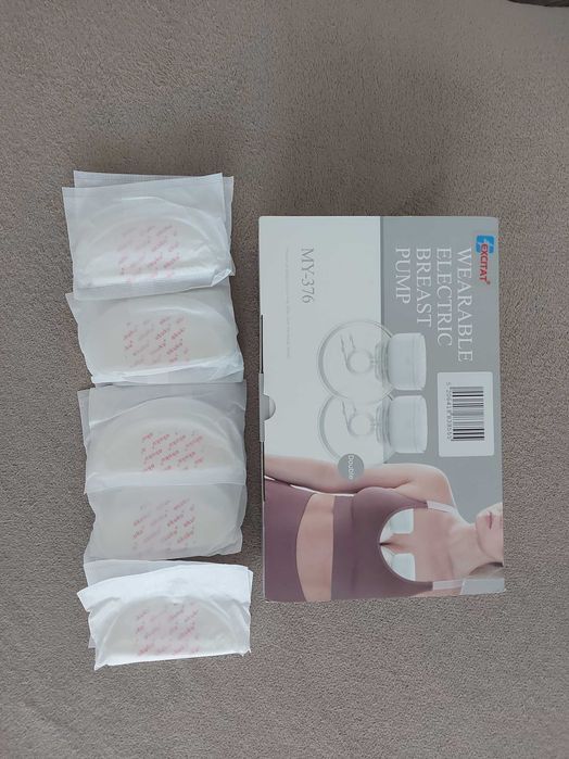 Set 2 piese pompa san electrica, Excitat + 10 absorbante pentru sani