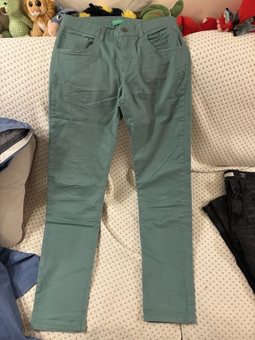 Панталони памучни и дънки за момче 168-170 cм-13-15 години Lacoste, Benetton, S.Oliver