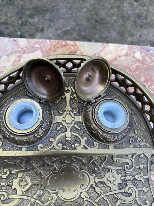 Suport calimara din bronz masiv