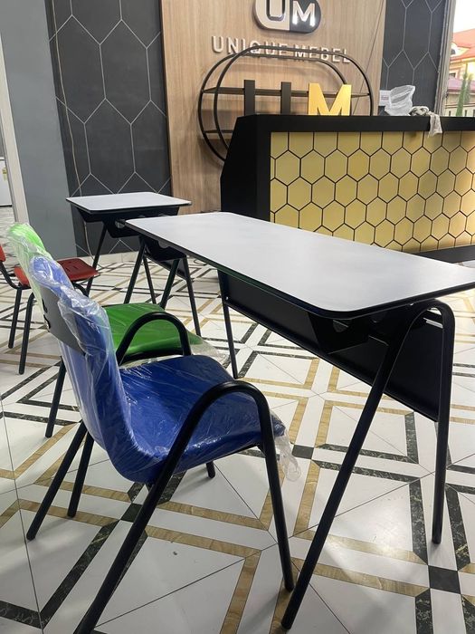 Школьная парта по оптовым ценам Мактаб парталар Стуллар биринчи кулда